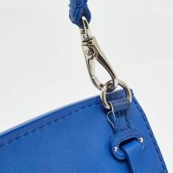 Ralph Lauren Blue Leather Mini Ricky Tote