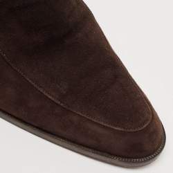 Ralph Lauren Brown Suede Loafer Pumps Size 38