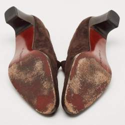 Ralph Lauren Brown Suede Loafer Pumps Size 38