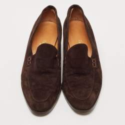 Ralph Lauren Brown Suede Loafer Pumps Size 38
