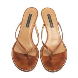 مملوكة مسبقًا صندل إصبع رالف لورين طراز سيور جل دبنني مقاس 37