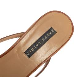 مملوكة مسبقًا صندل إصبع رالف لورين طراز سيور جل دبنني مقاس 37