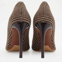 مملوكة مسبقًا Ralph Lauren Multicolor Woven Wool Celia Glen Pointed Toe Pumps Size 37