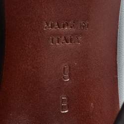 Pre Owned Ralph Lauren Dark Green Leather Ankle Boots Size 39
