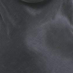 Pre Owned Rat & Boa Steel Blue Silk Blend Cowl Neck Tie Detail Maxi Dress XS