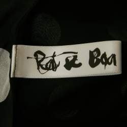 Pre Owned Rat & Boa Black /White Polka Dot Print Crepe Blend Camille Maxi Dress XS