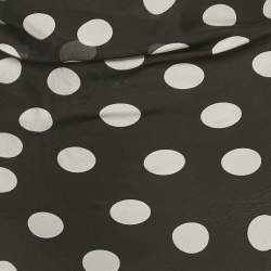 Pre Owned Rat & Boa Black /White Polka Dot Print Crepe Blend Camille Maxi Dress XS