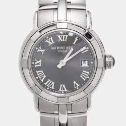 Raymond Weil Grey Stainless Steel Parsifal 9441 Women's Wristwatch 27 mm