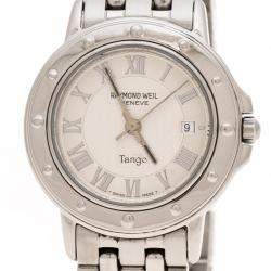 Raymond Weil Silver Stainless Steel Tango 5630 Women's Wristwatch 39 mm