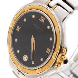 Raymond Weil Black Gold Plated Stainless Steel Parsifal 9190 Women Watch 35MM