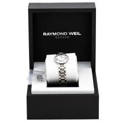 Pre Owned ساعة يد نسائية ريموند ويل Jasmine 5229 ستانلس ستيل لونين فضية 29 مم