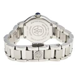 Pre Owned Raymond Weil Mother of Pearl Stainless Steel Diamond Noemia 5927 Wristwatch 27 mm