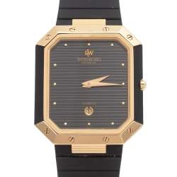 مملوكة مسبقًا Raymond Weil Black Two Tone Stainless Steel 4734 Women's Wristwatch 28 mm