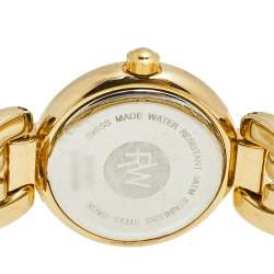 Pre Owned ساعة يد نسائية ريموند ويل 5876/1 ستانلس ستيل مطلي بالذهب سوداء 22 مم