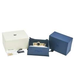 Pre Owned ساعة يد نسائية ريموند ويل 5876/1 ستانلس ستيل مطلي بالذهب سوداء 22 مم