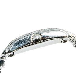 Pre Owned Raymond Weil White Stainless Steel Diamond Classic 5873/1 Women's Wristwatch 22 MM