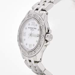 Raymond Weil Mother of Pearl Diamond Stainless Steel Tango 5399-STS-00995 Women's Wristwatch 28MM