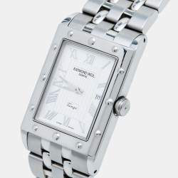 Raymond Weil Silver Stainless Steel Tango 5381-ST-00658 Unisex Wristwatch 28 mm 