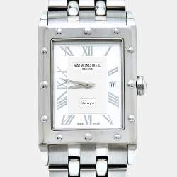 Raymond Weil Silver Stainless Steel Tango 5381-ST-00658 Unisex Wristwatch 28 mm 