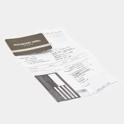 Pre Owned Raymond Weil White Mother of Pearl Two-Tone Stainless Steel Diamond Tango 5960-SPS-00995 Women's Wristwatch 30 mm