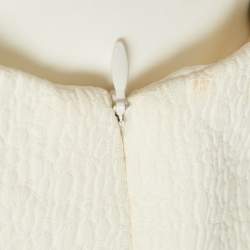 Pre Owned Rebecca Vallance Textured Crepe One-Shoulder Midi Dress S