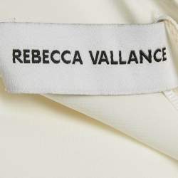 Pre Owned Rebecca Vallance Textured Crepe One-Shoulder Midi Dress S