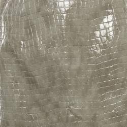 مملوكة مسبقًا تنورة ريبيكا فالانس رمادية بجلد حيوانات مطلية من القطن قصيرة مقاس صغير - سمول