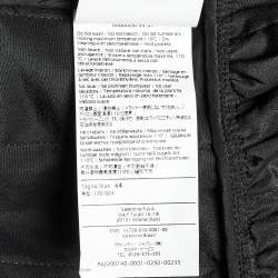 RED Valentino Monochrome Tweed Ruffle Trim Jacket M