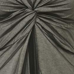 Pre Owned RED Valentino Grey Tulle Sleeveless Mini Dress S