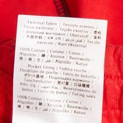 Pre Owned RED Valentino Red Cotton Flared Track Pants XL