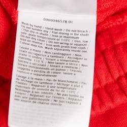 Pre Owned RED Valentino Red Cotton Flared Track Pants XL