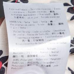 Pre Owned RED Valentino Cream Bandana Print Silk Fluid Fit Long Dress M