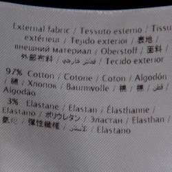 Pre Owned RED Valentino Black Canvas Flared Leg Cropped Pants L