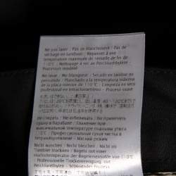 Pre Owned RED Valentino Black Canvas Flared Leg Cropped Pants L