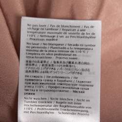 Pre Owned RED Valentino Light Pink Polka-Dot Pleated Tulle Midi Skirt M