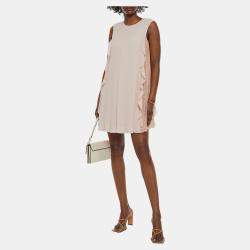 Pre Owned Redvalentino Acetate Mini Dress 42