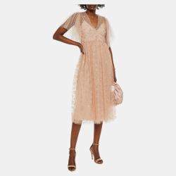 Pre Owned Redvalentino Polyamid Knee Length Dress 44