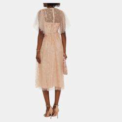 Pre Owned Redvalentino Polyamid Knee Length Dress 44