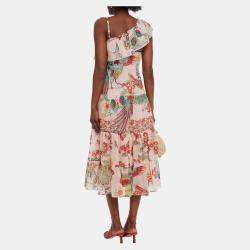 Pre Owned Redvalentino Cotton Midi Dress 38