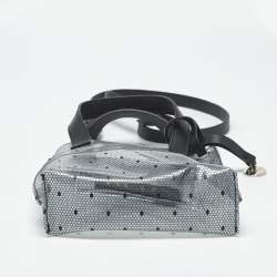 Pre Owned RED Valentino Transparent/Black PVC and Leather Joy2go Tote