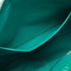 Pre Owned RED Valentino x Puma Green/White Perforated Leather Camera Shoulder Bag