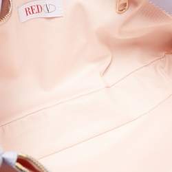 RED Valentino Lilac Leather Double Handle Bow Tote