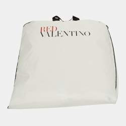 Pre Owned RED Valentino Pink Floral Silk Buttoned Midi Dress L