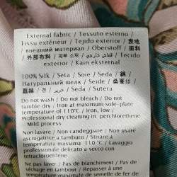 Pre Owned RED Valentino Pink Floral Silk Buttoned Midi Dress L