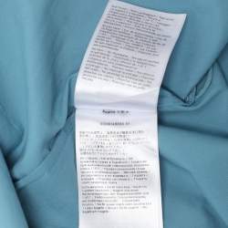 Pre Owned RED Valentino Light Blue Cotton Embroidered Blouse M