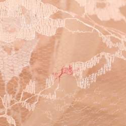 RED Valentino Beige Lace Knit Mini Dress M