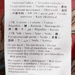 Pre Owned RED Valentino Red Floral Print Cotton Blend Long Dress S