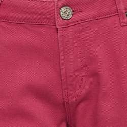 Pre Owned RED Valentino Pink Denim Bow Detail Jeans L Waist 32"