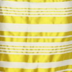 RED Valentino Mimosa Viscose Blend Striped Midi Skirt M