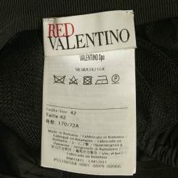 RED Valentino Black Tulle Midi Skirt M